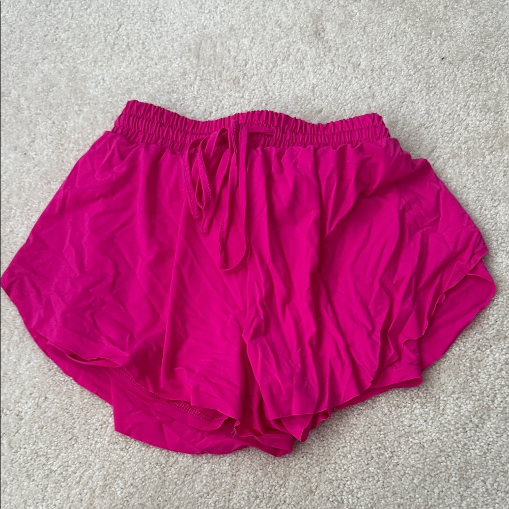 Vibrant Pink Athletic Shorts